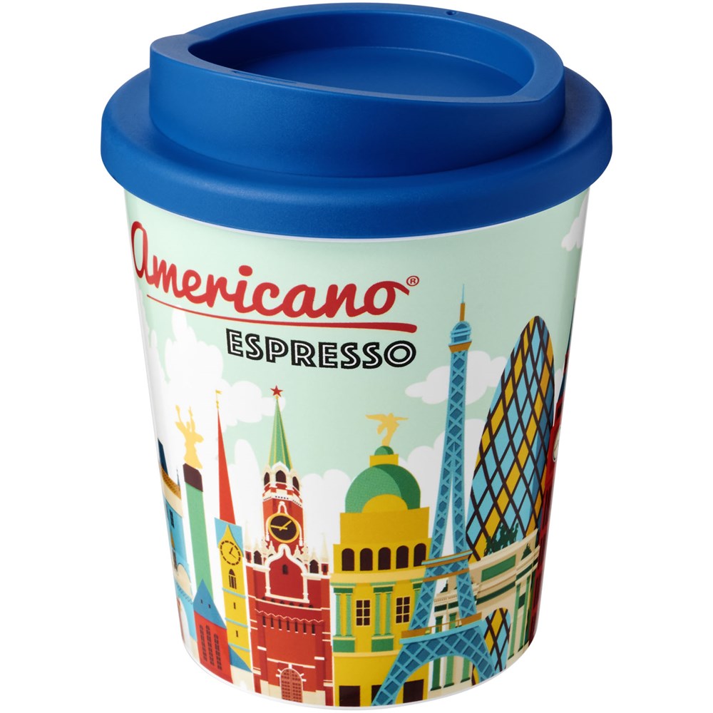 Brite Americano® espresso 250 ml geïsoleerde beker - Middenblauw