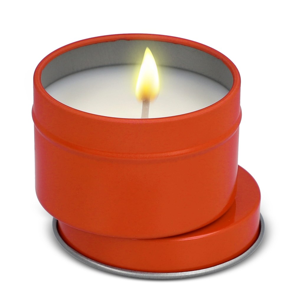 Dhyana plantaardige geurkaars in gerecycled blik