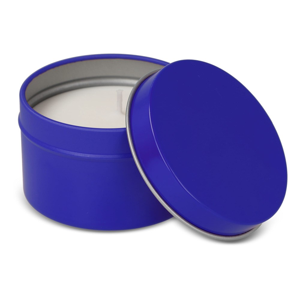 Kirtan plantaardige geurkaars in groot gerecycled blik