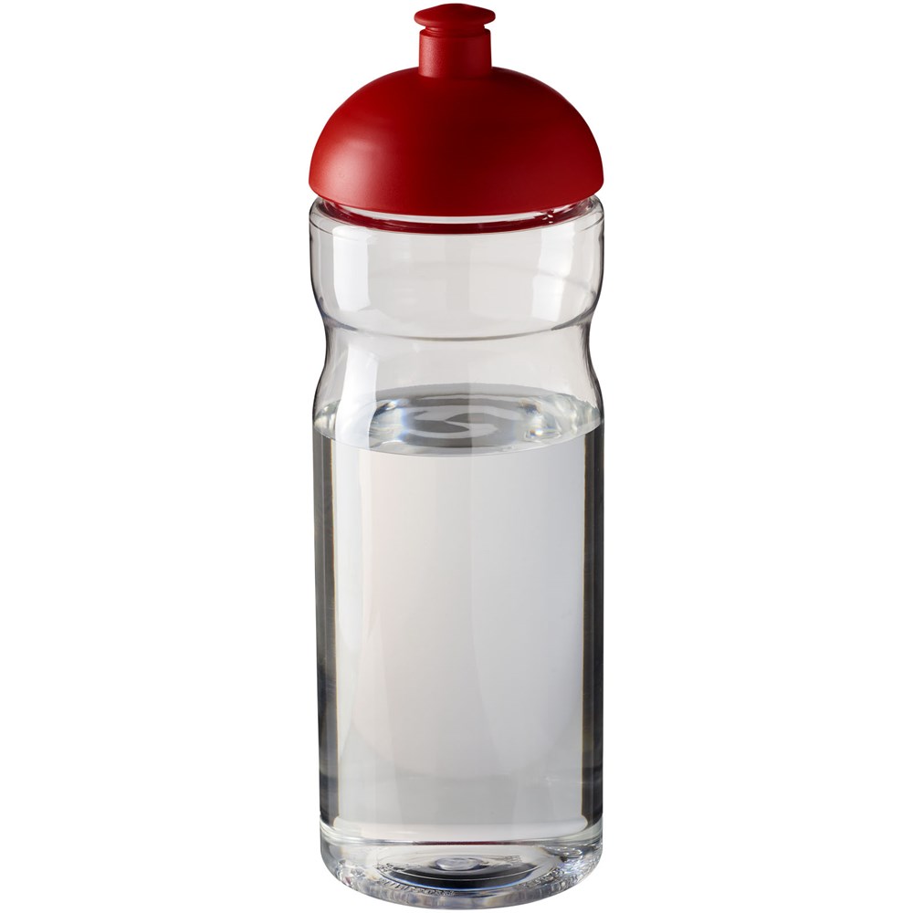 H2O Active® Base 650 ml bidon met koepeldeksel - Transparent, Rood