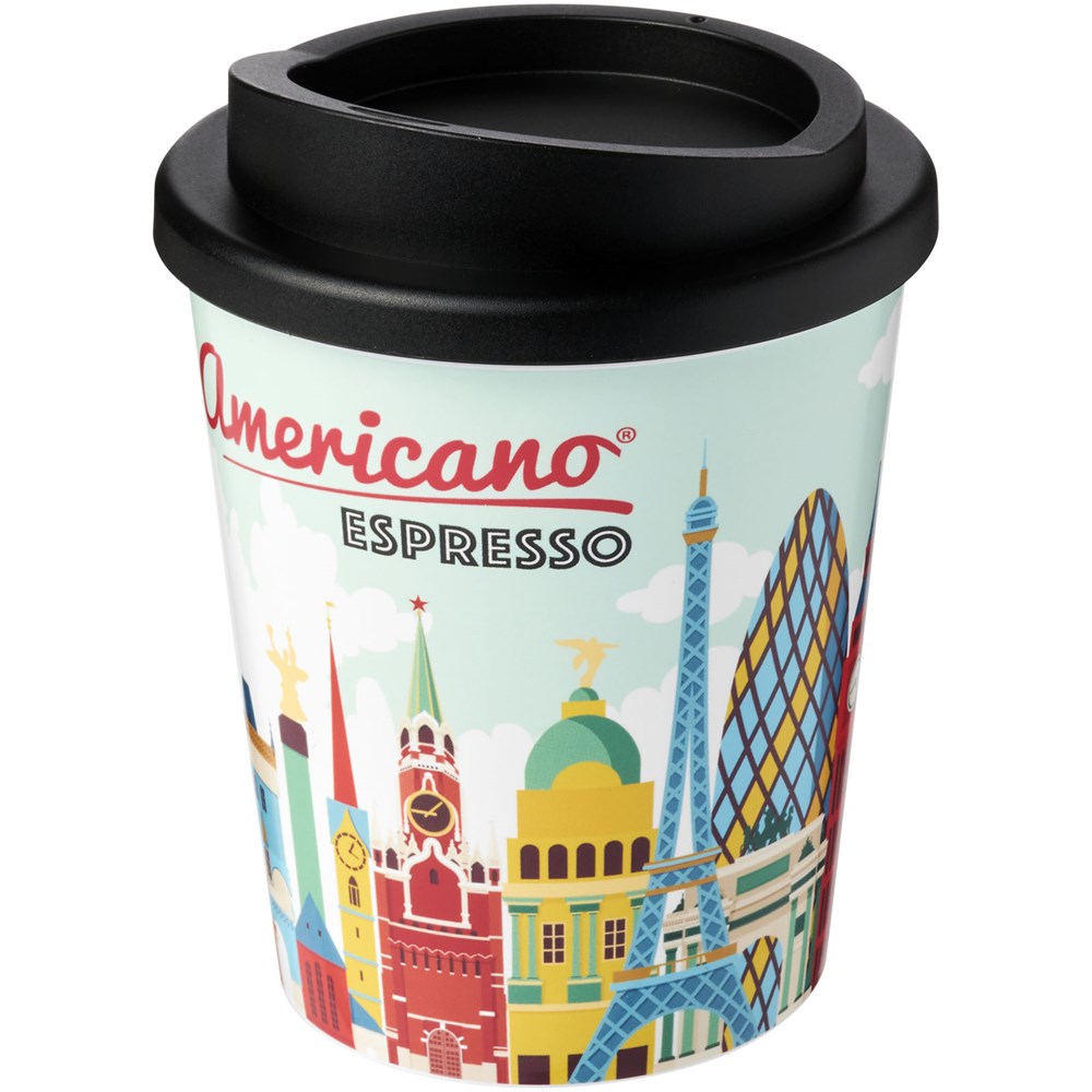Brite Americano® espresso 250 ml geïsoleerde beker - Zwart
