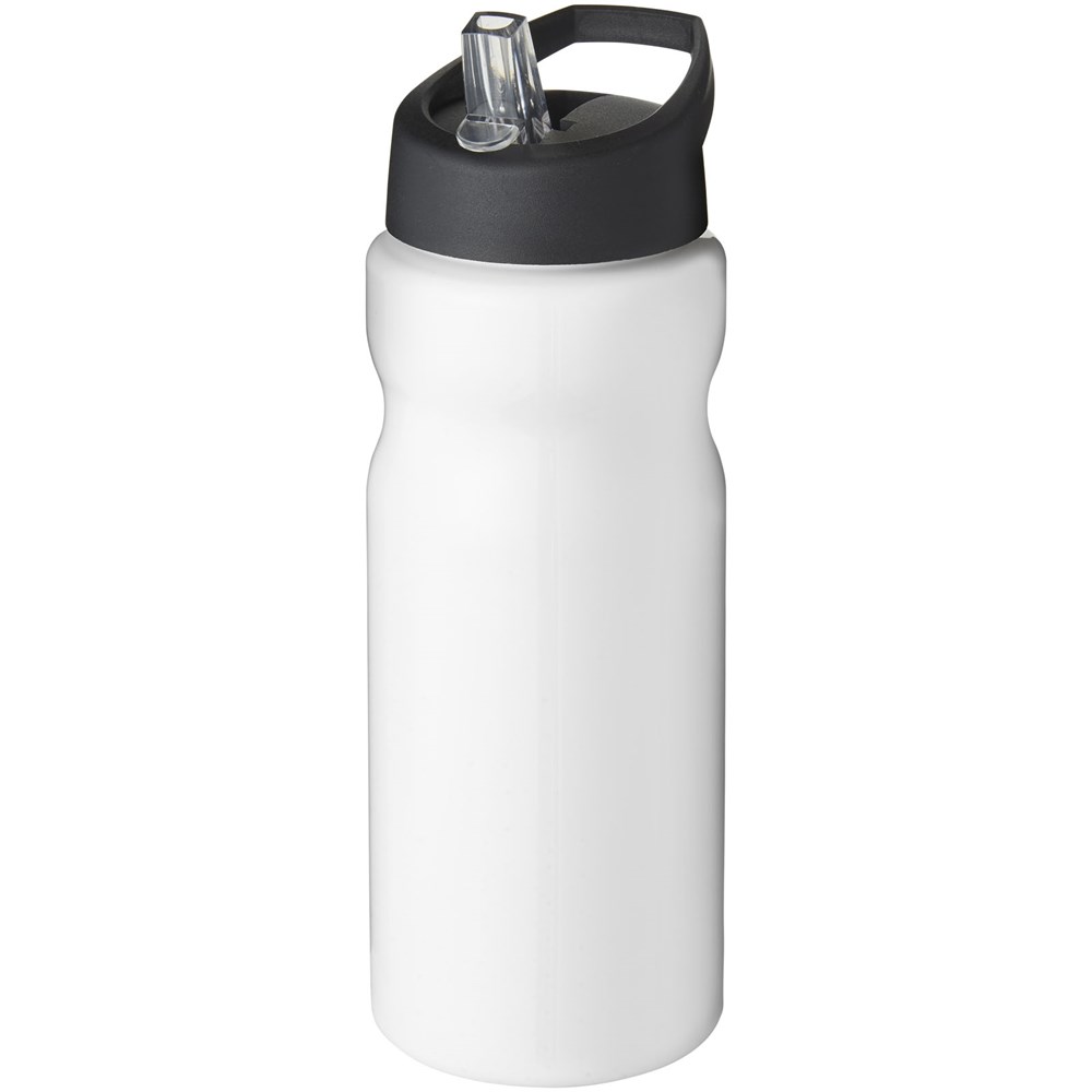 H2O Active® Base 650 ml bidon met fliptuitdeksel - Wit, Zwart