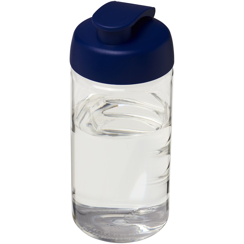 H2O Active® Bop 500 ml sportfles met flipcapdeksel - Transparent, Blauw