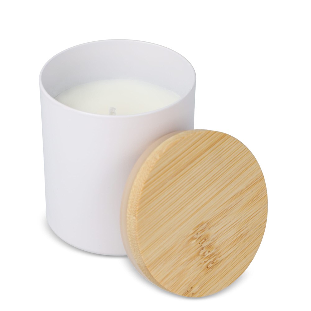 Bhakti plantaardige geurkaars in gerecycled aluminium potje