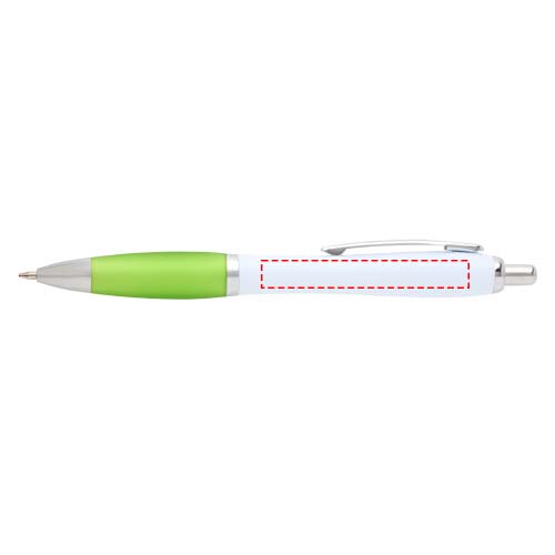 Nash balpen van gerecycled plastic (zwarte inkt)