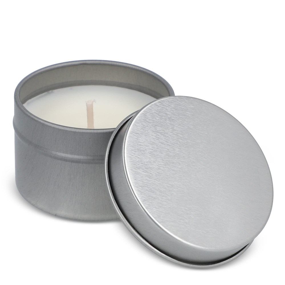 Dhyana plantaardige geurkaars in gerecycled blik