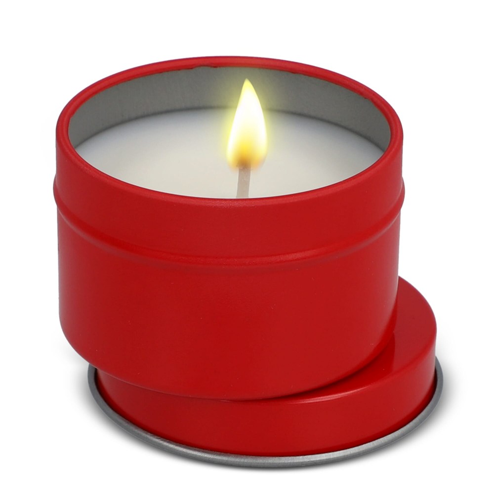 Dhyana plantaardige geurkaars in gerecycled blik