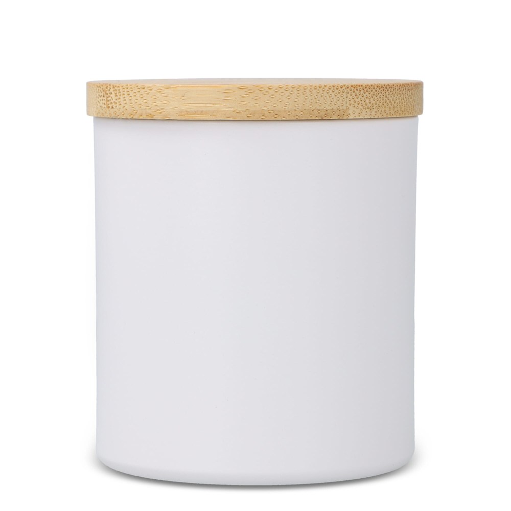 Bhakti plantaardige geurkaars in gerecycled aluminium potje