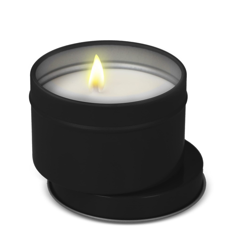 Kirtan plantaardige geurkaars in groot gerecycled blik