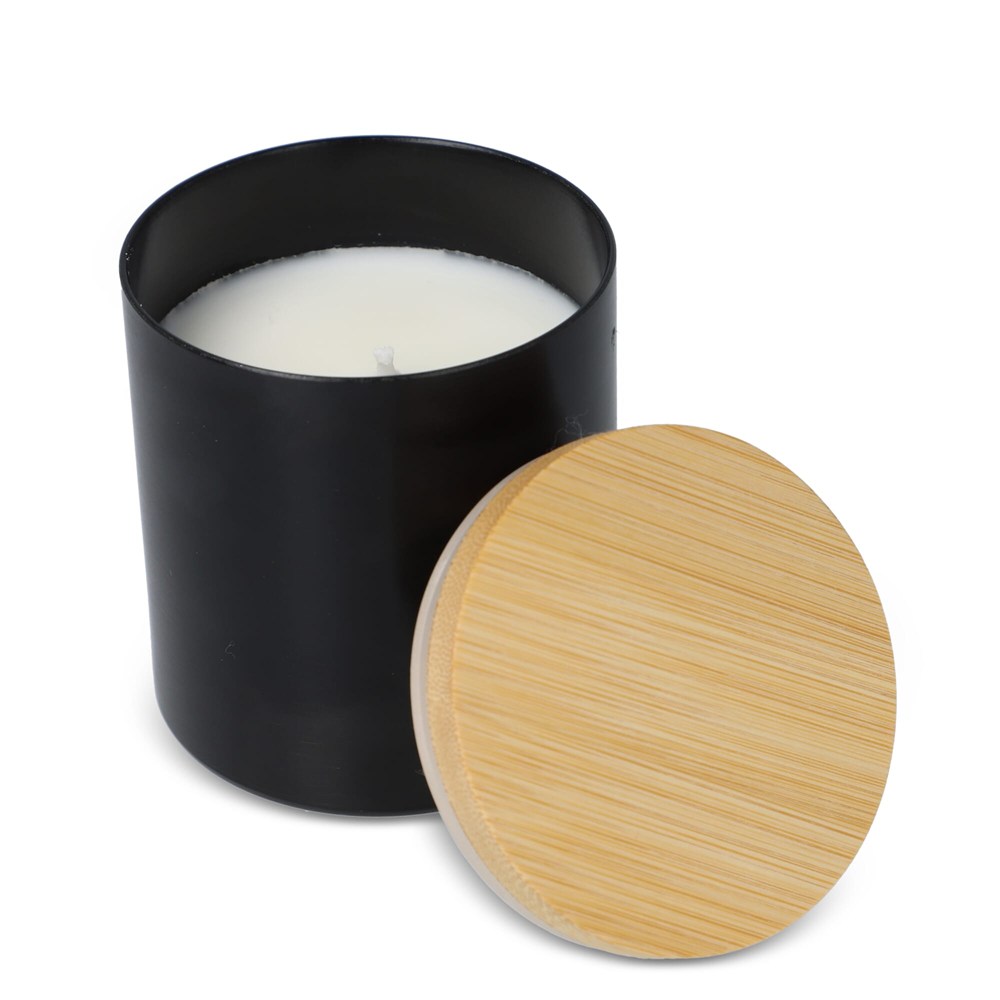 Bhakti plantaardige geurkaars in gerecycled aluminium potje