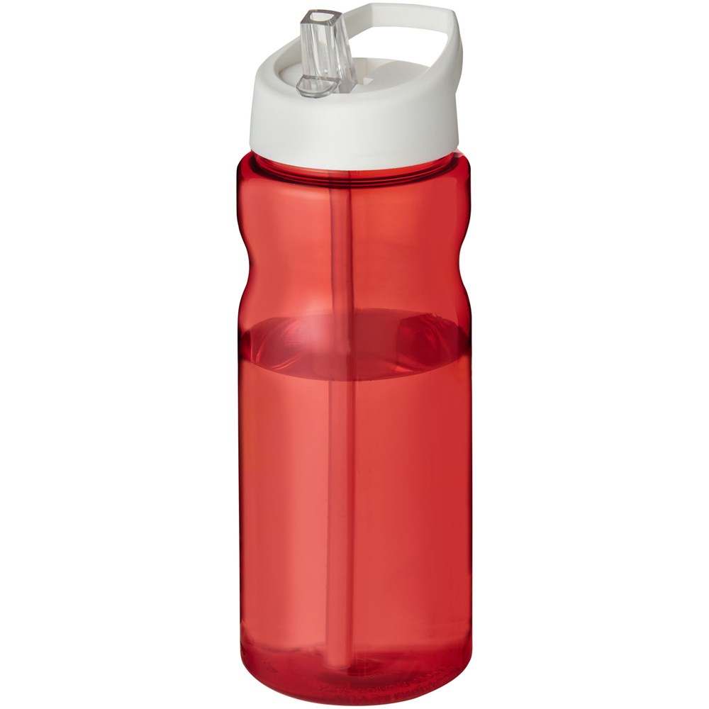 H2O Active® Base 650 ml bidon met fliptuitdeksel - Rood, Wit