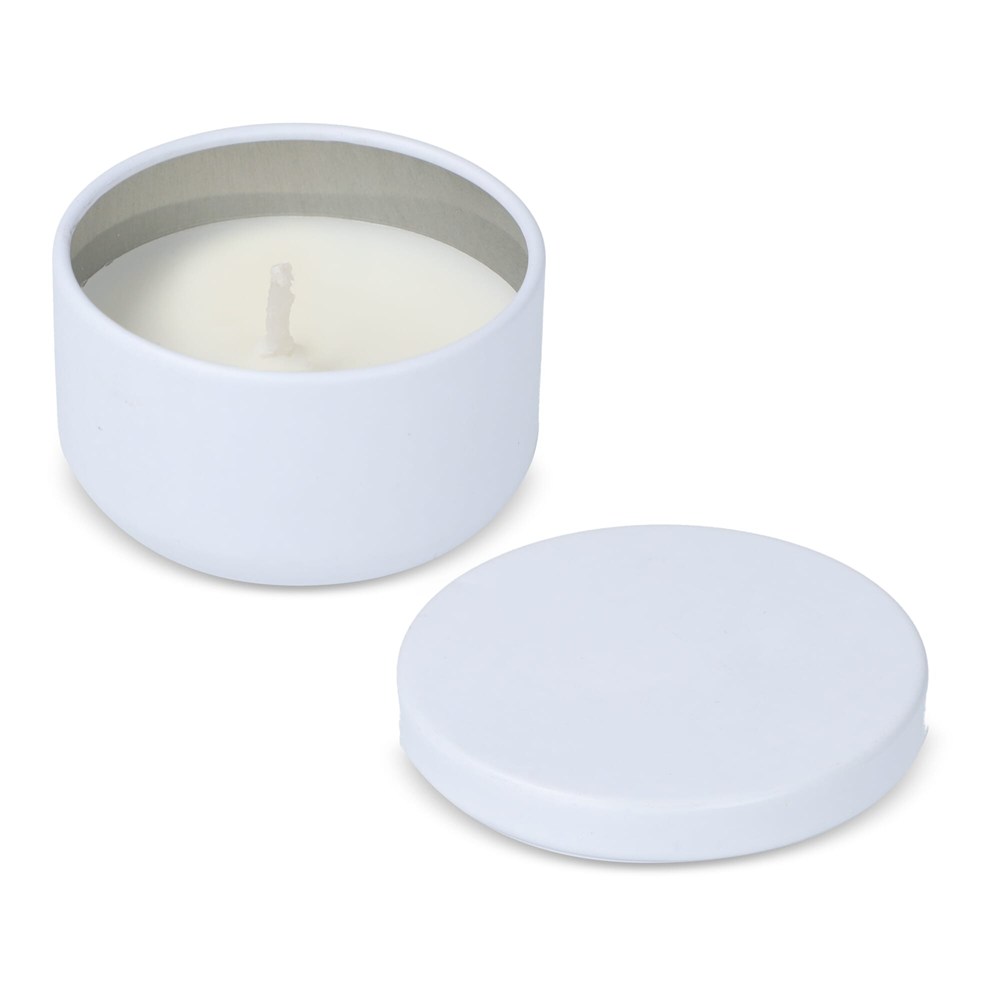 Asana plantaardige kaars in gerecycled blik