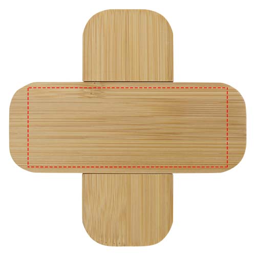 Croc bamboe onderzetter klein