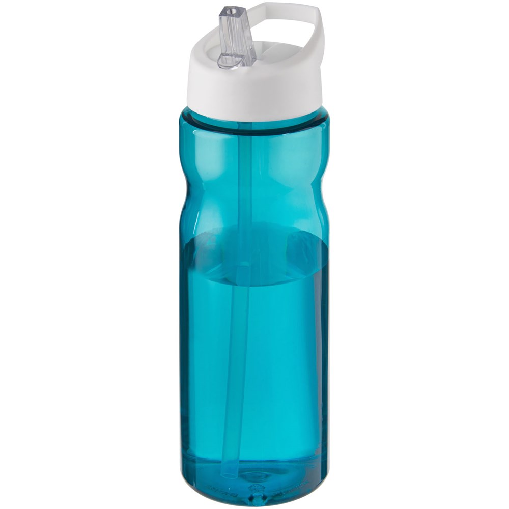 H2O Active® Base 650 ml bidon met fliptuitdeksel - Aquablauw, Wit