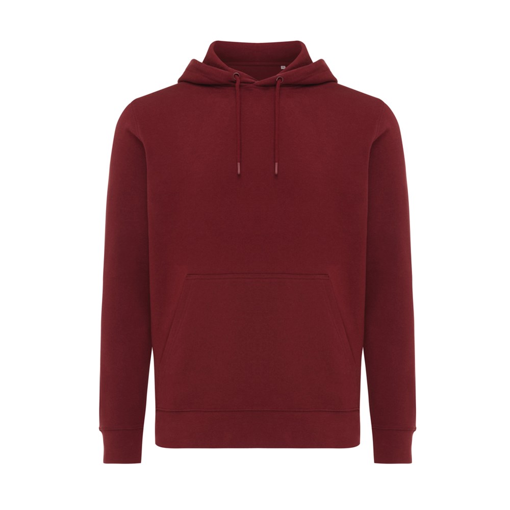 IQONIQ Rila lichtgewicht gerecycled katoen hoodie - bordeauxrood (± PMS 19-1724TCX) IQONIQ Rila lichtgewicht gerecycled katoen hoodie - bordeauxrood (± PMS 19-1724TCX)