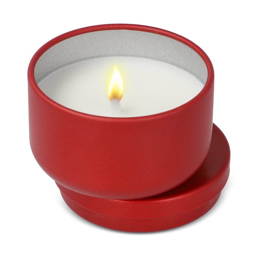 Asana plantaardige kaars in gerecycled blik