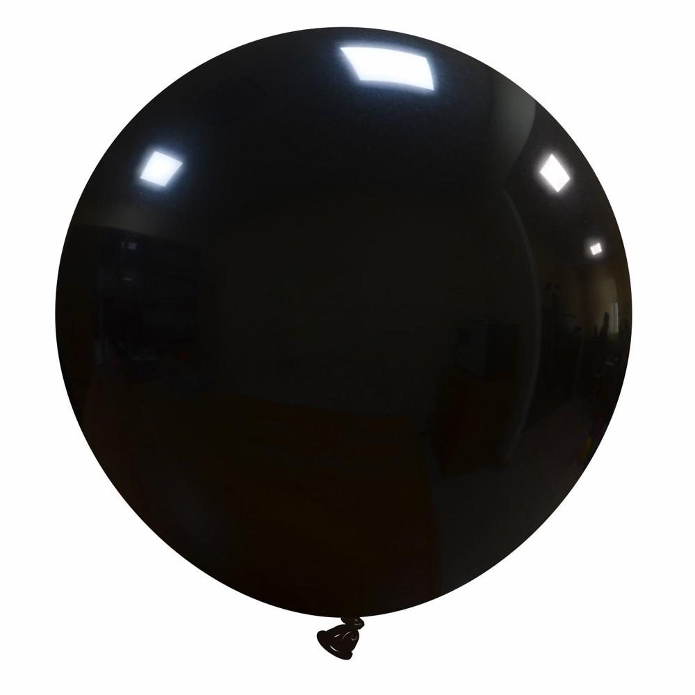 Reuzenballonnen bedrukt - Ø 150 cm / omvang 470 cm / 59 inch, Zwart (17), 450 cm omvang 150 cm Ø 60 inch, Pastel, 1 drukzijde