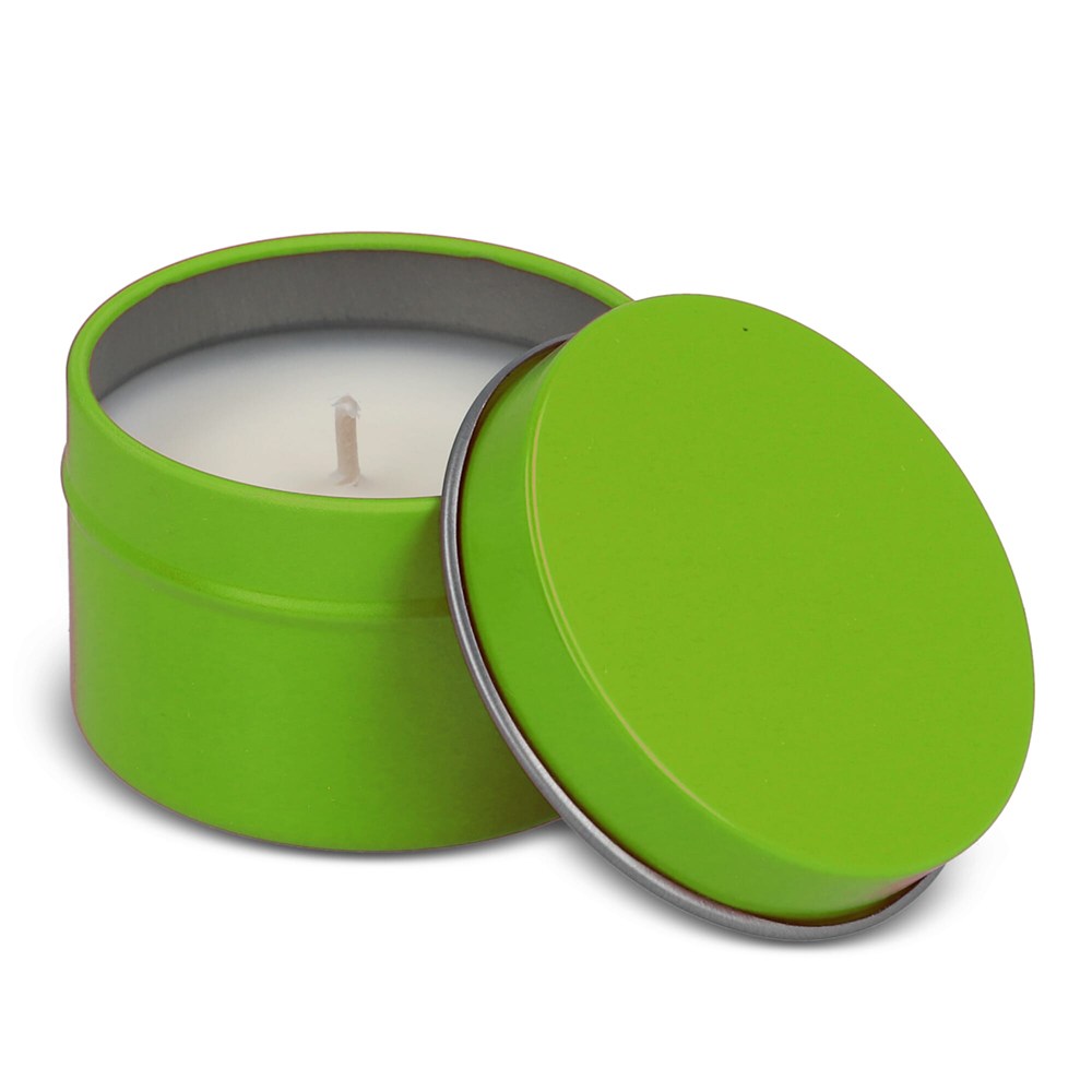 Dhyana plantaardige geurkaars in gerecycled blik