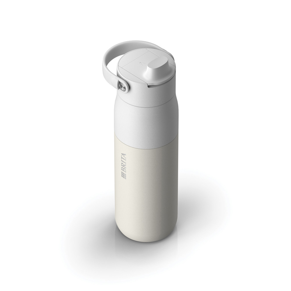 BRITA LARQ Essential waterfles 680ML - wit (± PMS White)