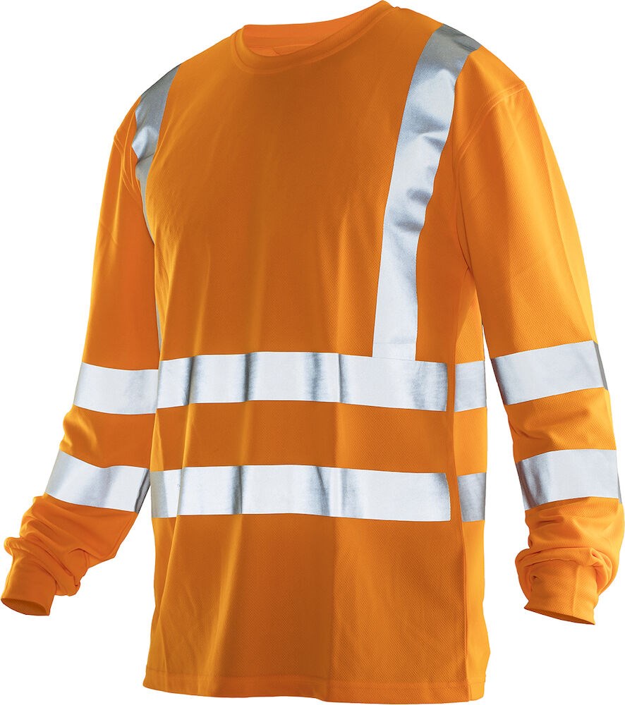 Jobman - 5593 Hi-Vis Long Sleeve T-shirt Oranje 4XL