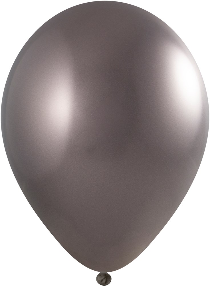 Ballonnen bedrukt 90/100 cm - Ø 35 cm - 12 inch - Antractiet Chroom (4790) (± PMS 8503)
