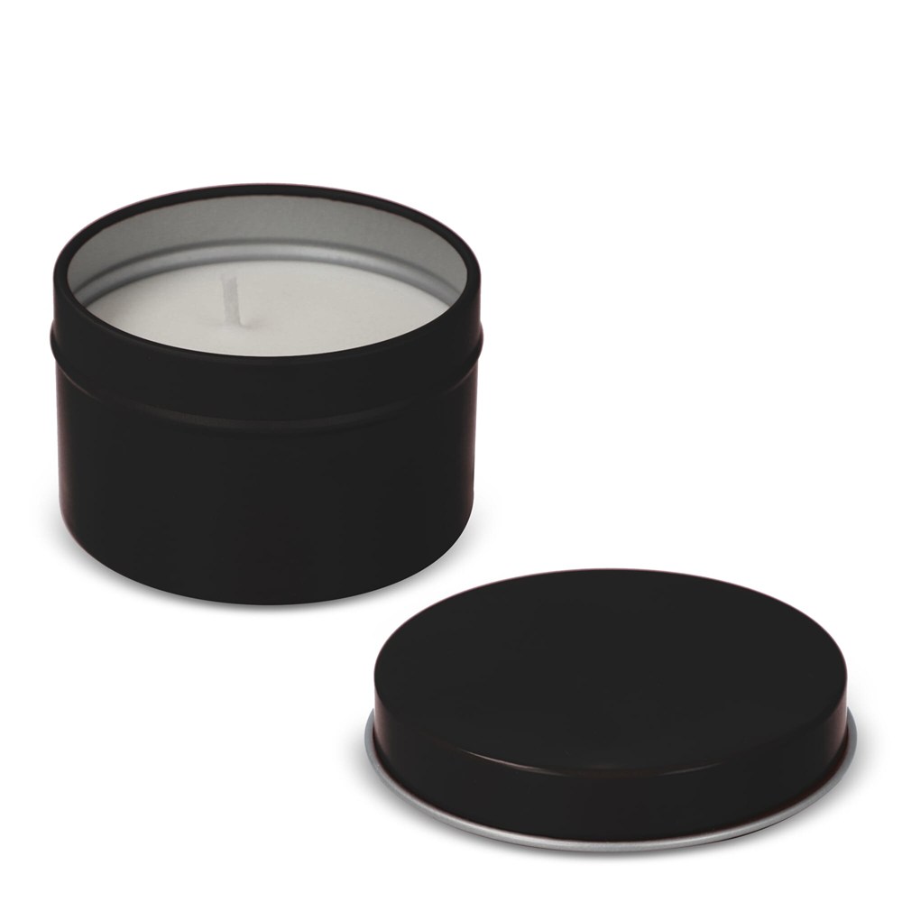 Kirtan plantaardige geurkaars in groot gerecycled blik