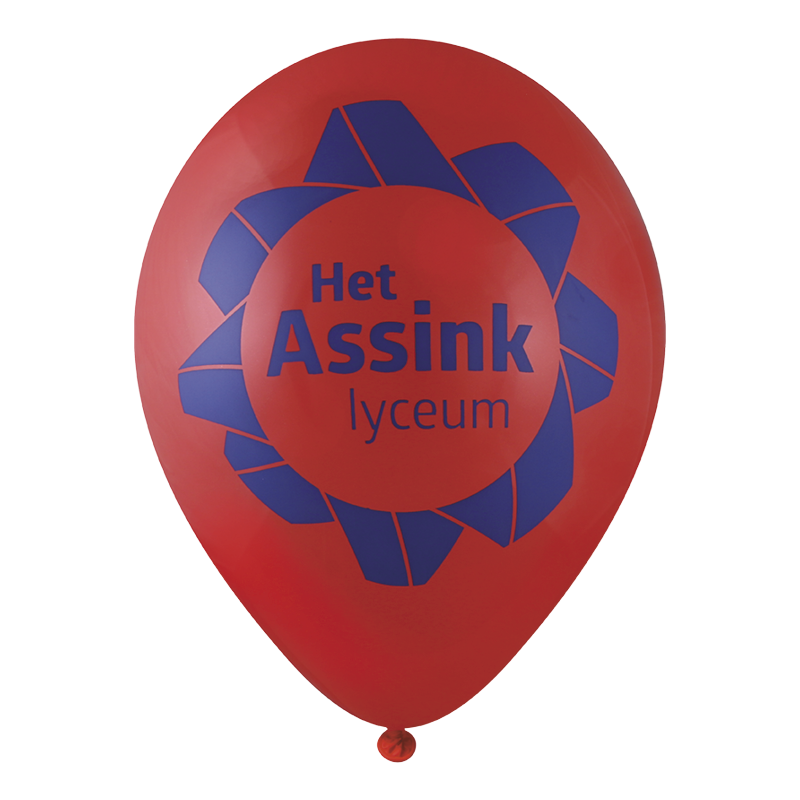 Ballonnen bedrukt 90/100 cm - Ø 35 cm - 12 inch