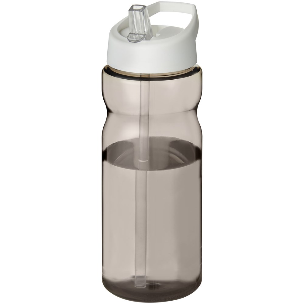 H2O Active® Base 650 ml bidon met fliptuitdeksel - Houtskool, Wit