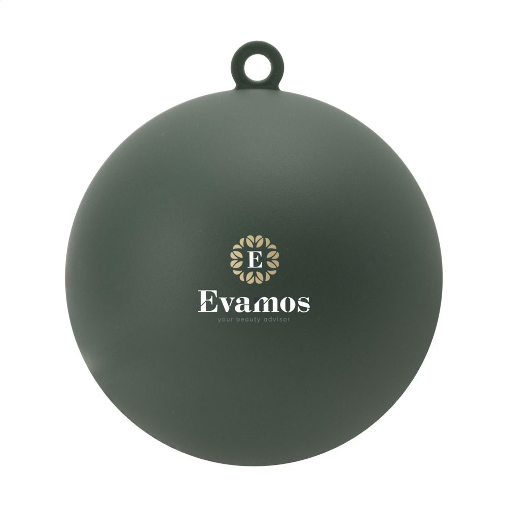 Kerstbal Ø 7 cm Recycled PP - Made in Europe - groen (± PMS 4210)
