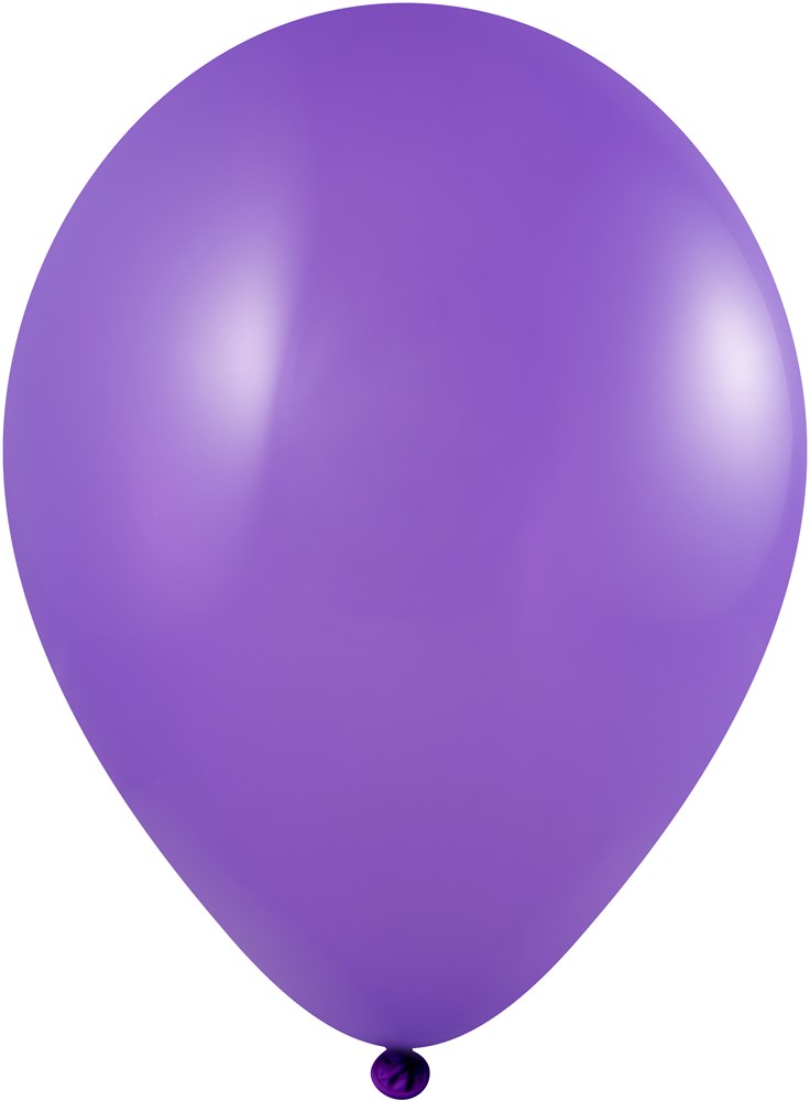 Ballonnen bedrukt 90/100 cm - Ø 35 cm - 12 inch - Paars (1071) Pastel (± PMS 267)