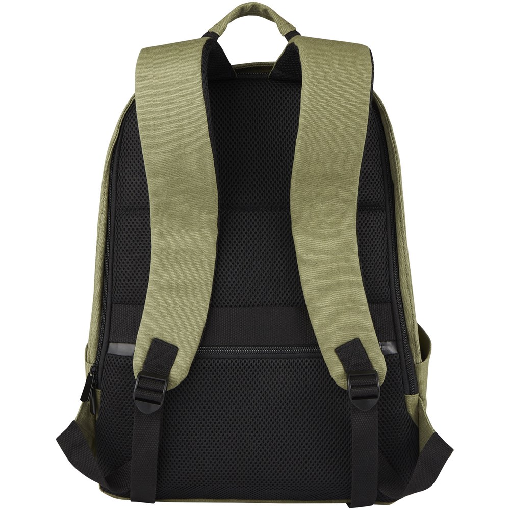 Joey 15,6 inch GRS gerecyclede canvas antidiefstal laptoprugzak 18 l