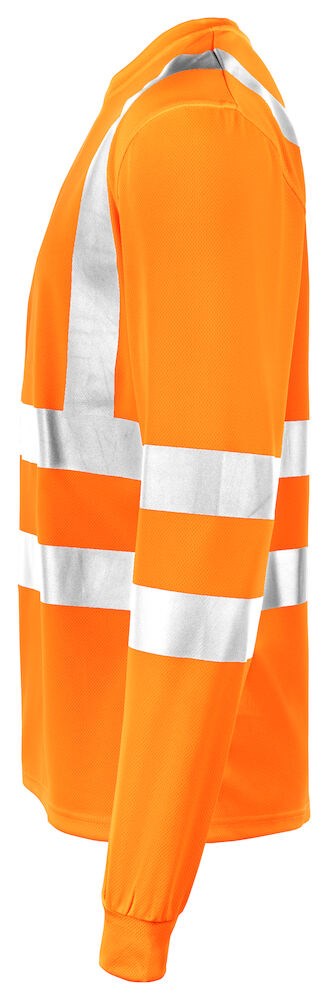 Jobman - 5593 Hi-Vis Long Sleeve T-shirt Oranje 4XL