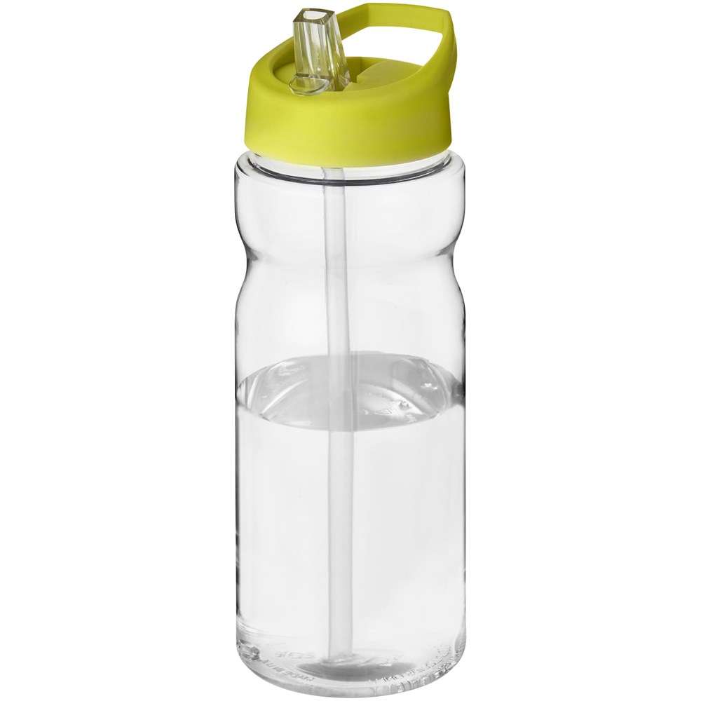 H2O Active® Base 650 ml bidon met fliptuitdeksel - Transparent, Lime