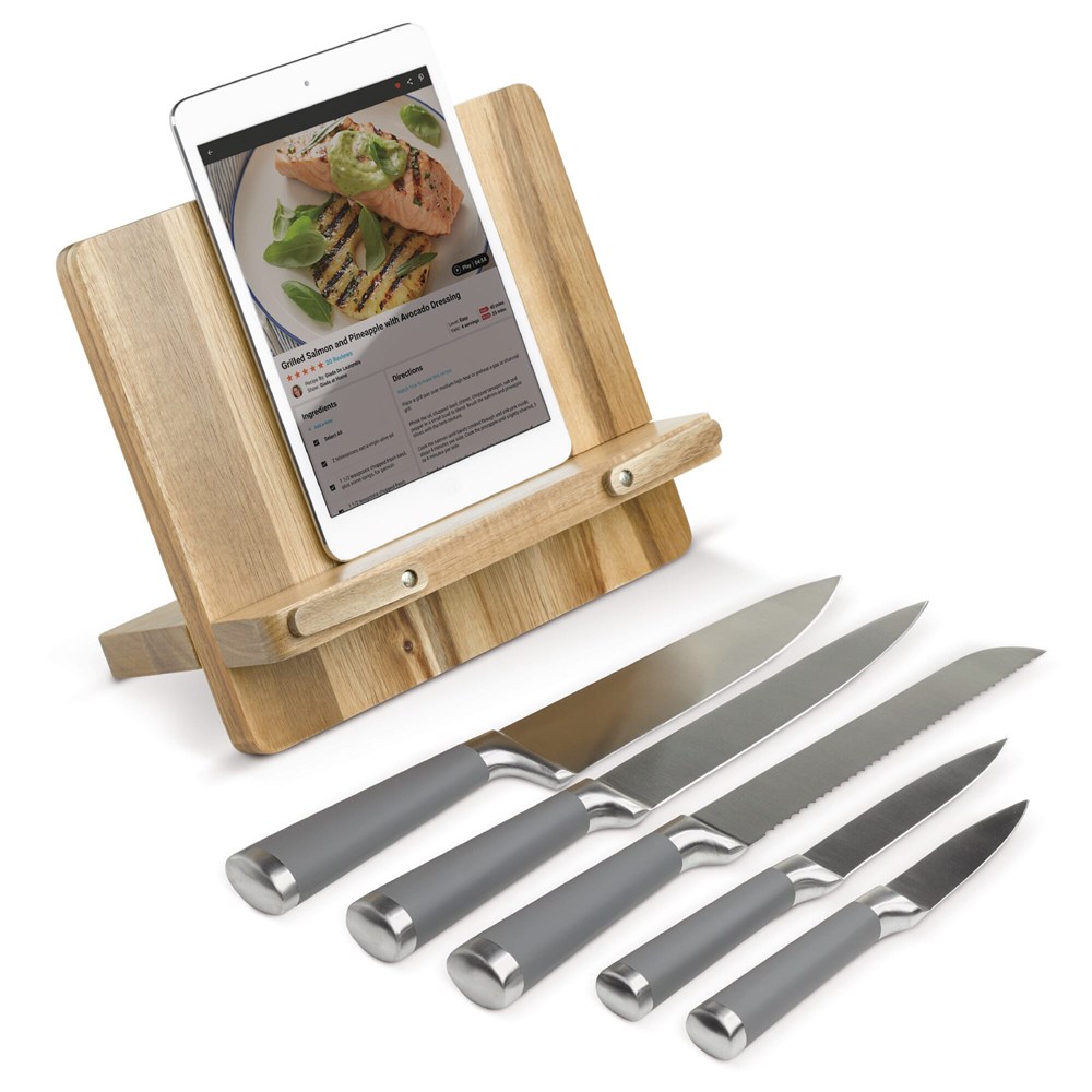 Kookboekstandaard inclusief 5 messen