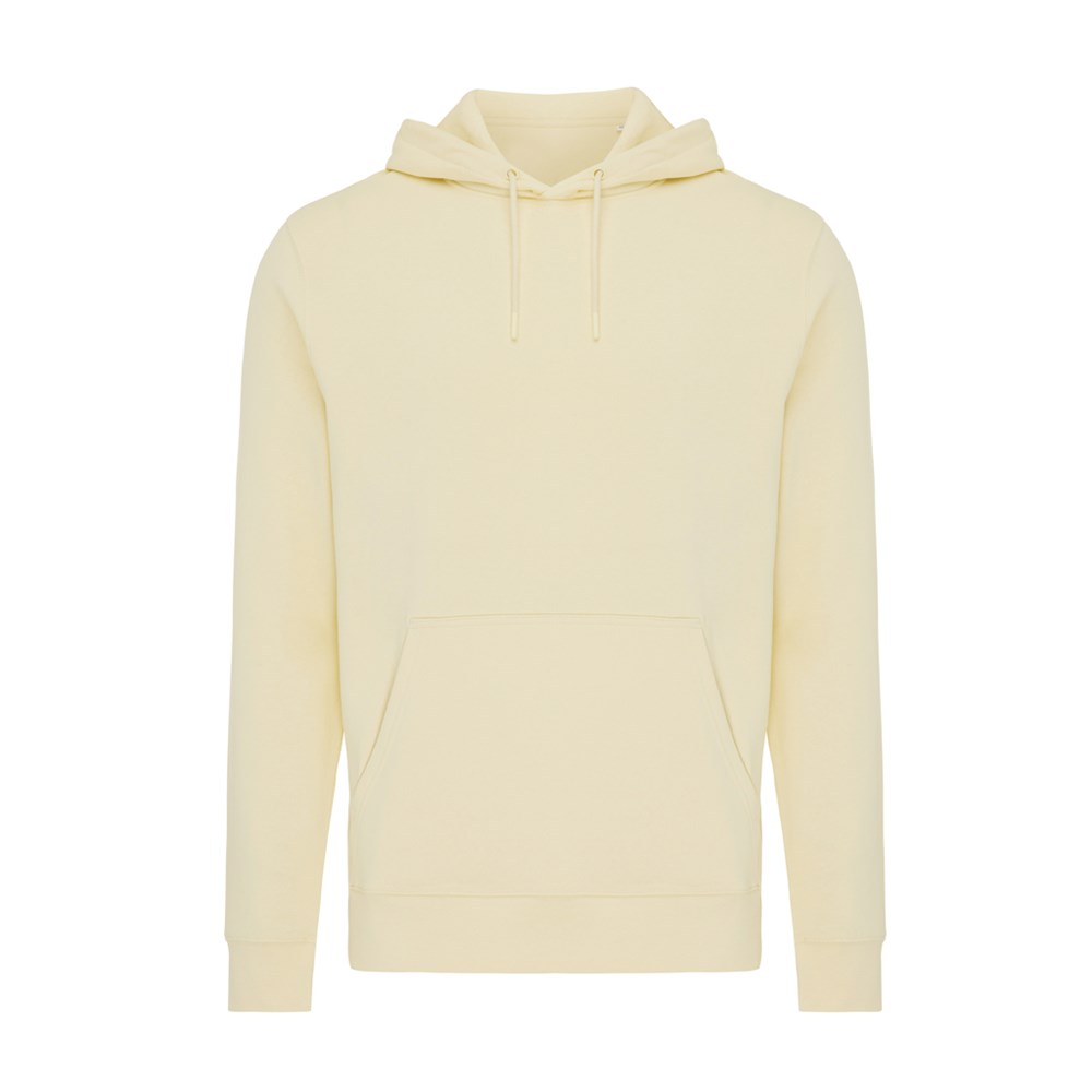IQONIQ Rila lichtgewicht gerecycled katoen hoodie - cream yellow (± PMS 12-0717 TCX) IQONIQ Rila lichtgewicht gerecycled katoen hoodie - cream yellow (± PMS 12-0717 TCX)