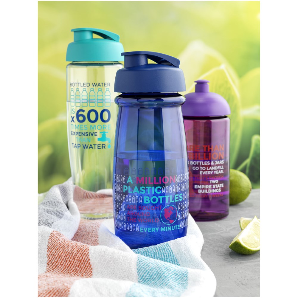 H2O Active® Pulse 600 ml sportfles met flipcapdeksel