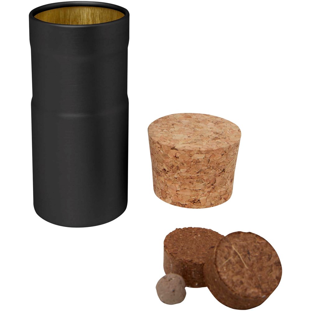 Hey Pots tuin voor op het bureau met bloemenmix