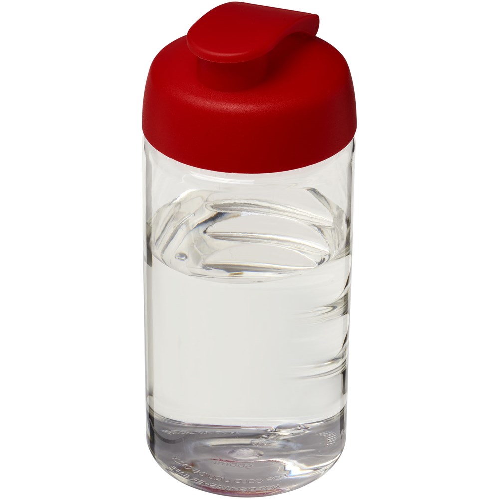 H2O Active® Bop 500 ml sportfles met flipcapdeksel - Transparent, Rood