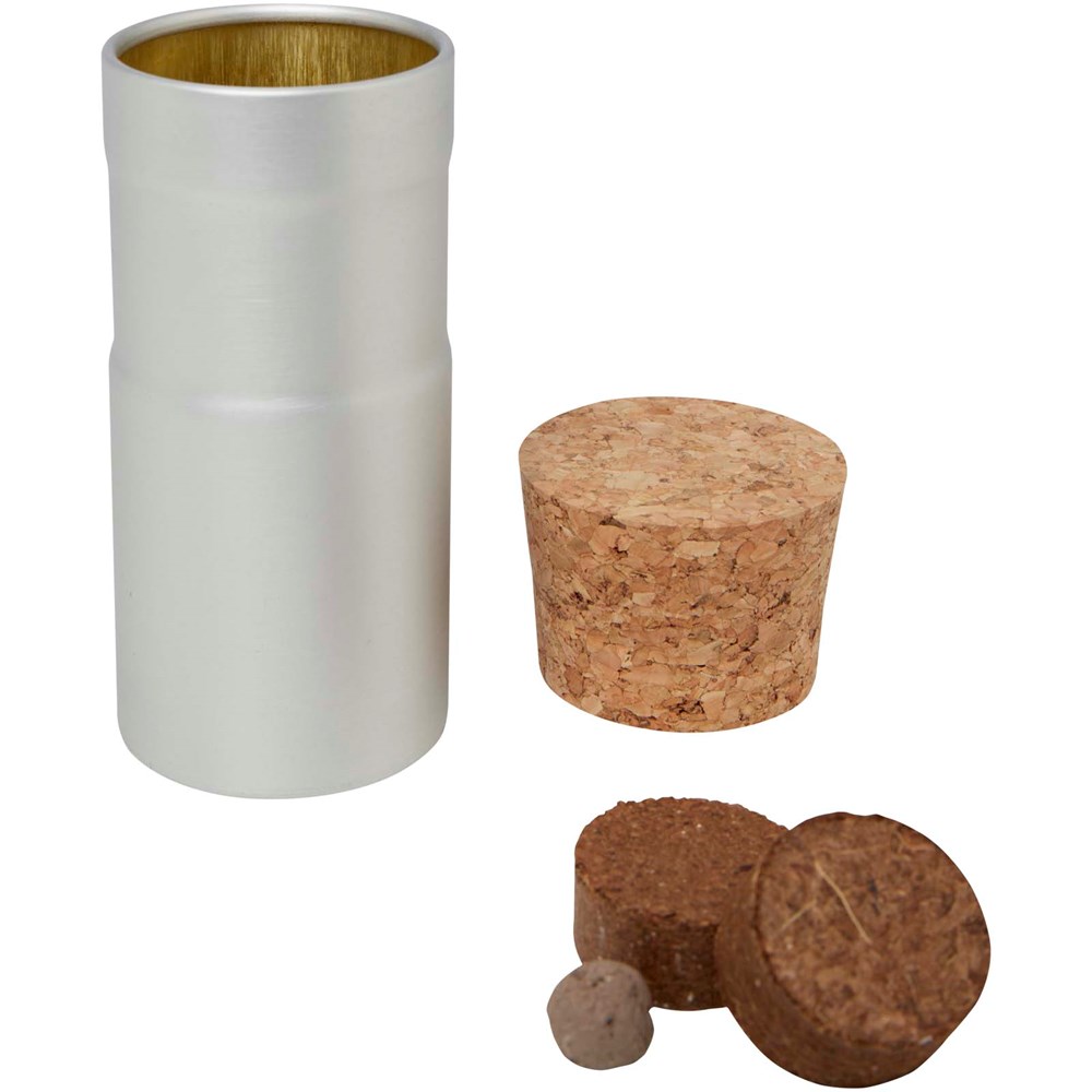 Hey Pots tuin voor op het bureau met kruidenmix