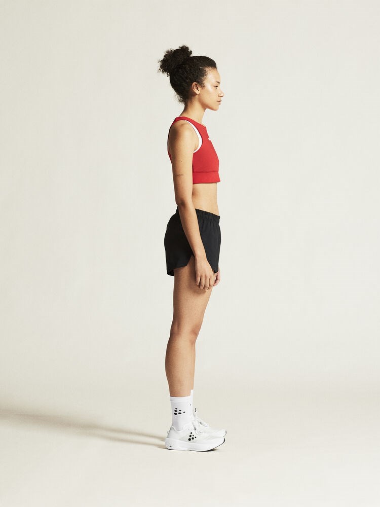 Craft - Rush 2.0 Crop Top W Bright Red XS Craft - Rush 2.0 Crop Top W Bright Red XS