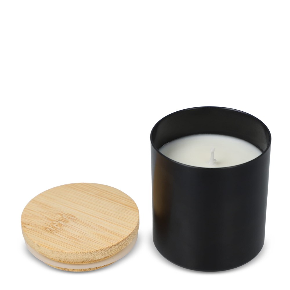 Bhakti plantaardige geurkaars in gerecycled aluminium potje