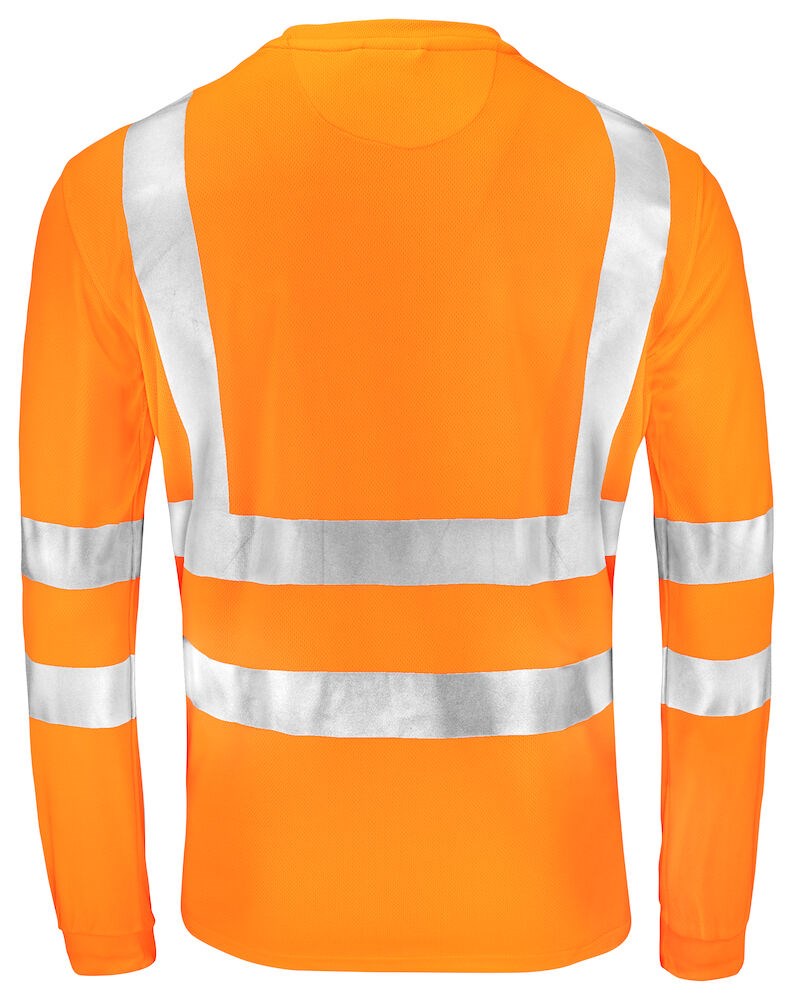 Jobman - 5593 Hi-Vis Long Sleeve T-shirt Oranje 4XL