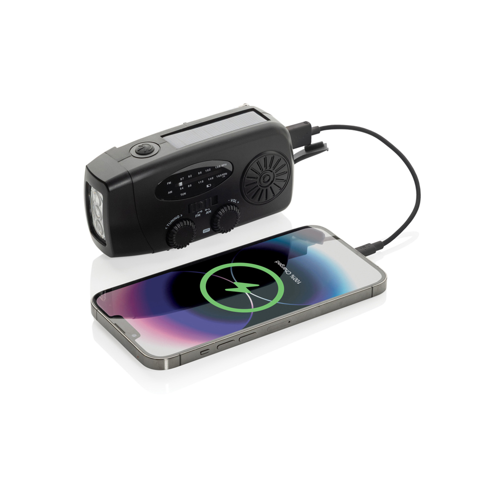 RescueWave noodradio van RCS gerecycled plastic