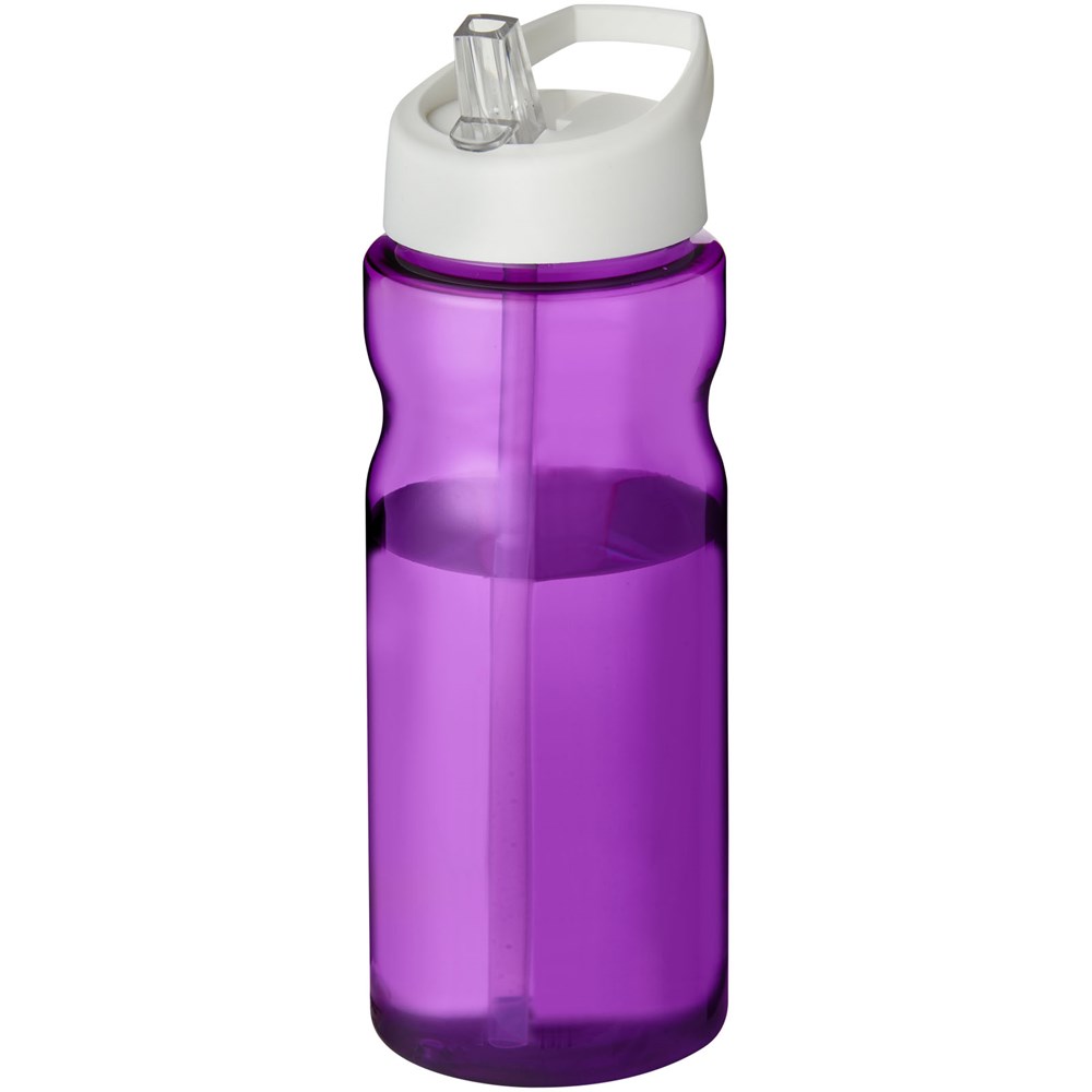 H2O Active® Base 650 ml bidon met fliptuitdeksel - Paars, Wit