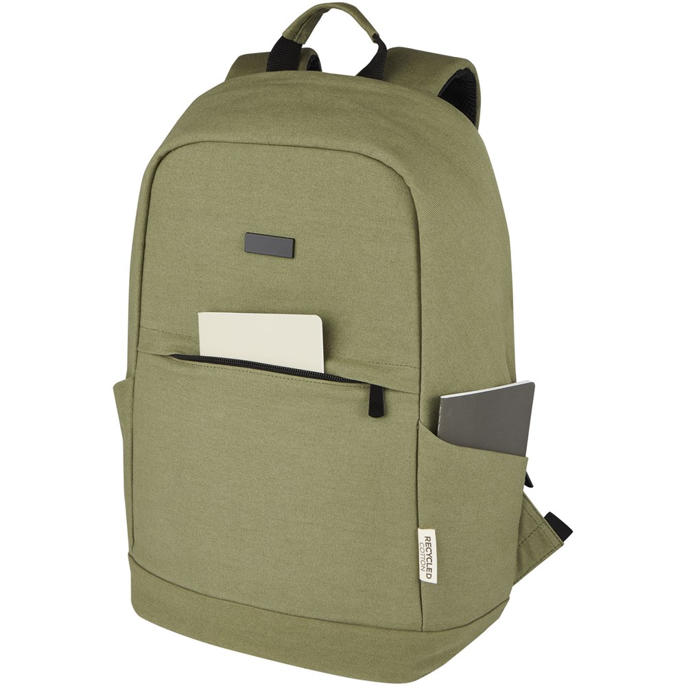 Joey 15,6 inch GRS gerecyclede canvas antidiefstal laptoprugzak 18 l