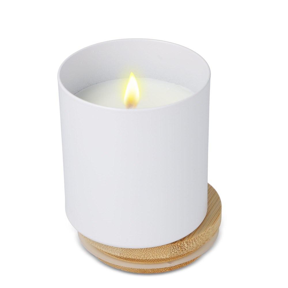 Bhakti plantaardige geurkaars in gerecycled aluminium potje