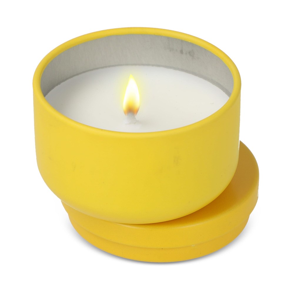 Asana plantaardige kaars in gerecycled blik