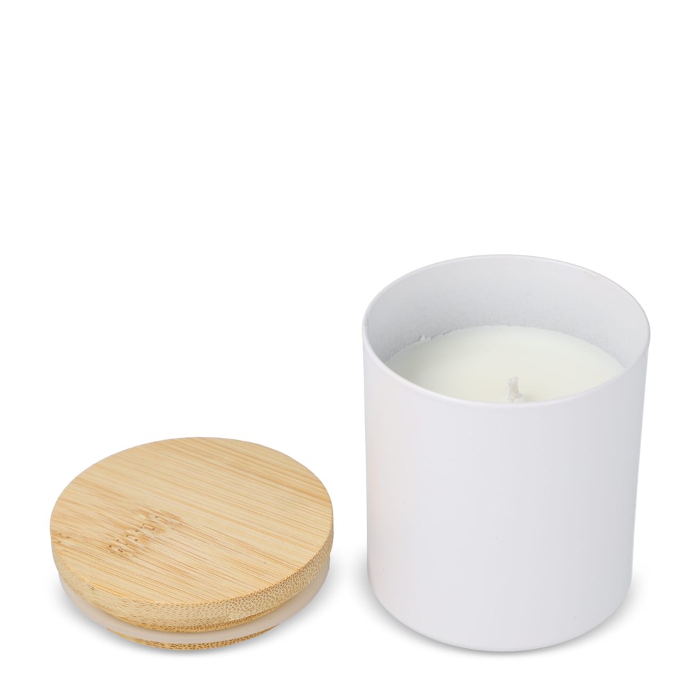 Bhakti plantaardige geurkaars in gerecycled aluminium potje