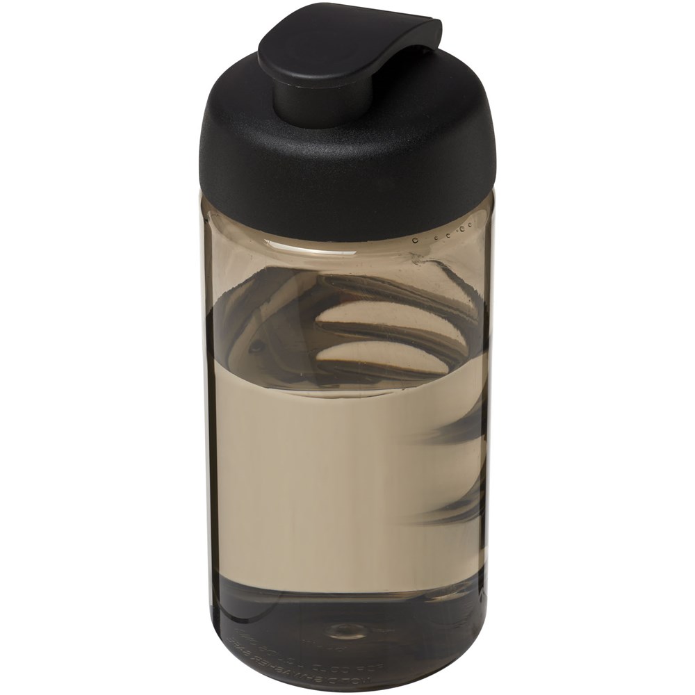 H2O Active® Bop 500 ml sportfles met flipcapdeksel - Houtskool, Zwart