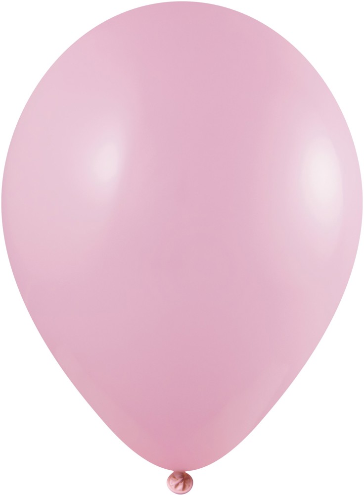 Ballonnen onbedrukt - Ø 35 cm / omvang 90-100 cm / 12 inch, Wit (1100), Pastel - Roze (1131)